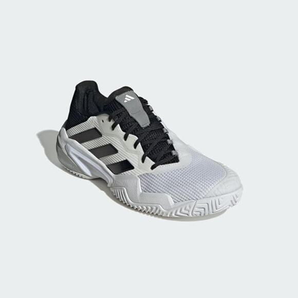 Copied - NWT adidas Men\'s Barricade 13 Tennis Sneaker, White/Black/Grey-SZ  9 main image 7